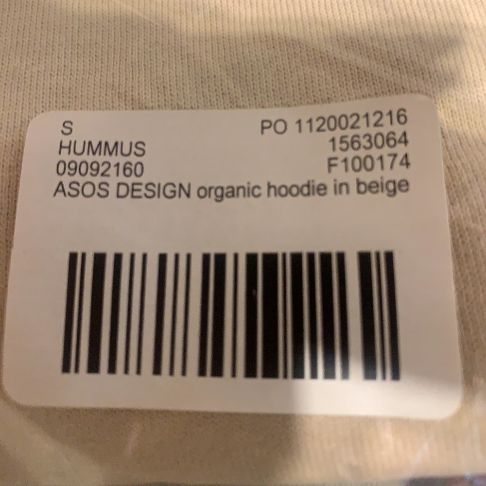 Asos Design Organic Drawstring Pullover Hoodie In… - image 6